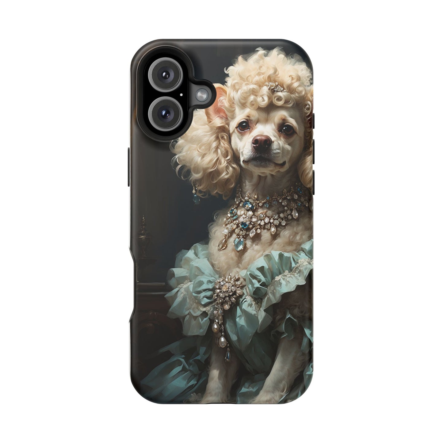 Magnetic Tough Cases Baroque Poodle: Elegance in Renaissance Style