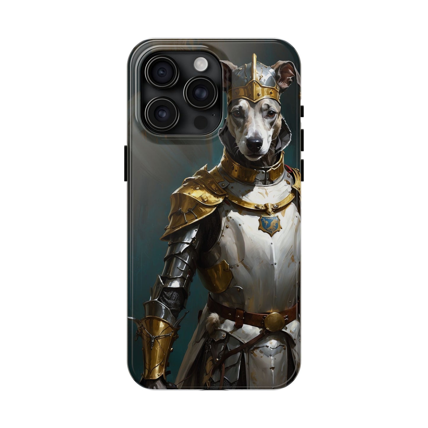 Tough Phone Cases Renaissance Knight: Gallant Greyhound in Armor