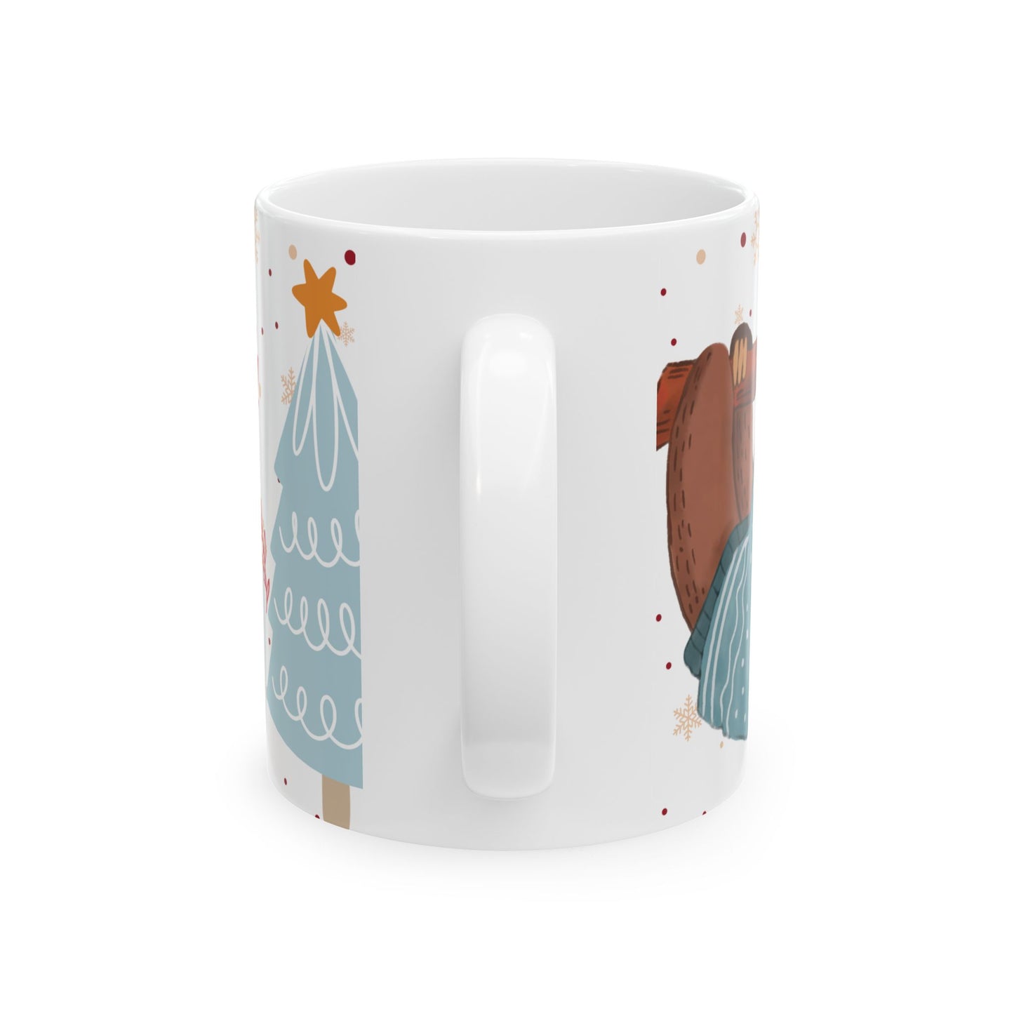 Christmas Sloth Mug with Festive Design – Cozy and Adorable Holiday Gift