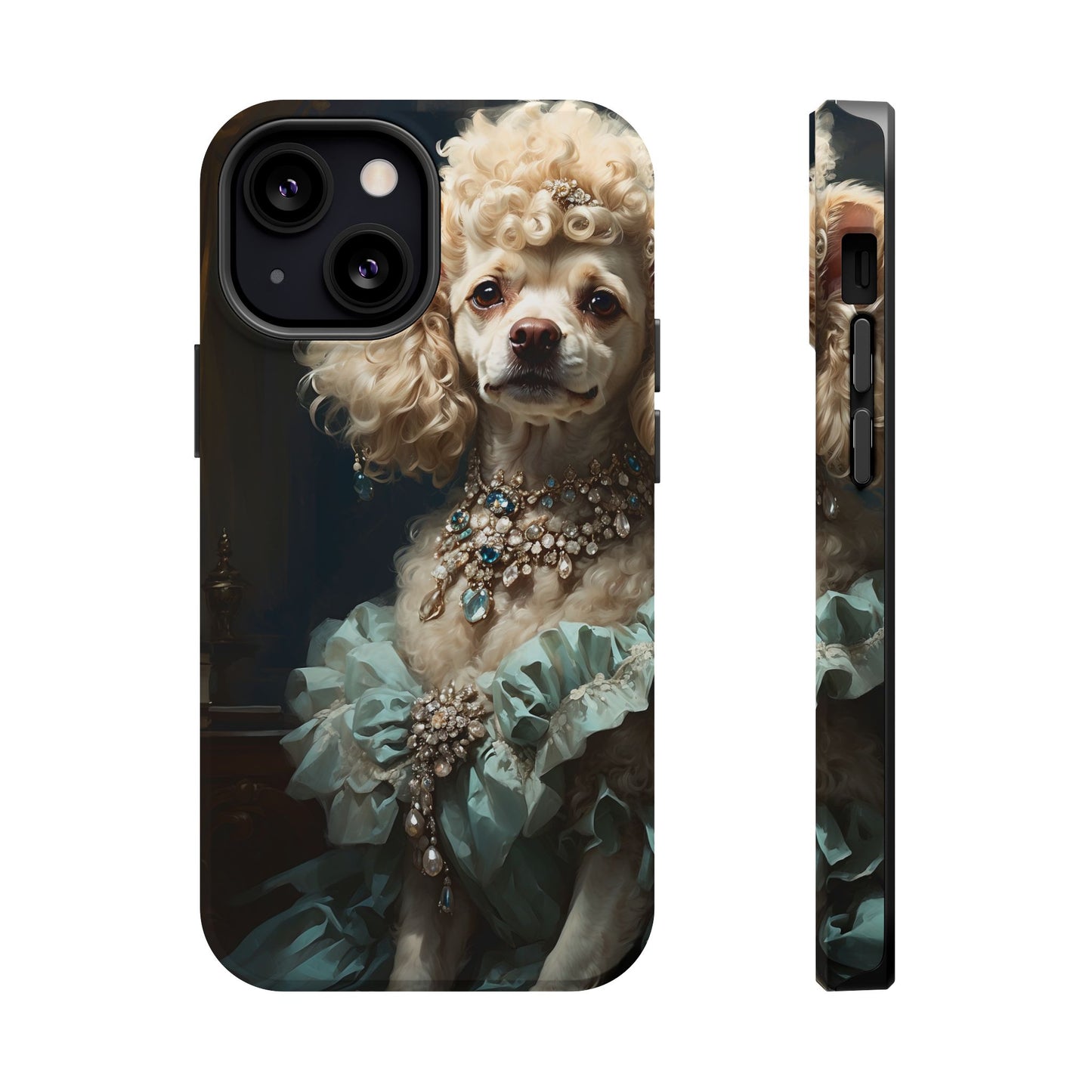 Magnetic Tough Cases Baroque Poodle: Elegance in Renaissance Style