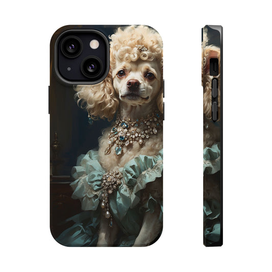 Magnetic Tough Cases Baroque Poodle: Elegance in Renaissance Style