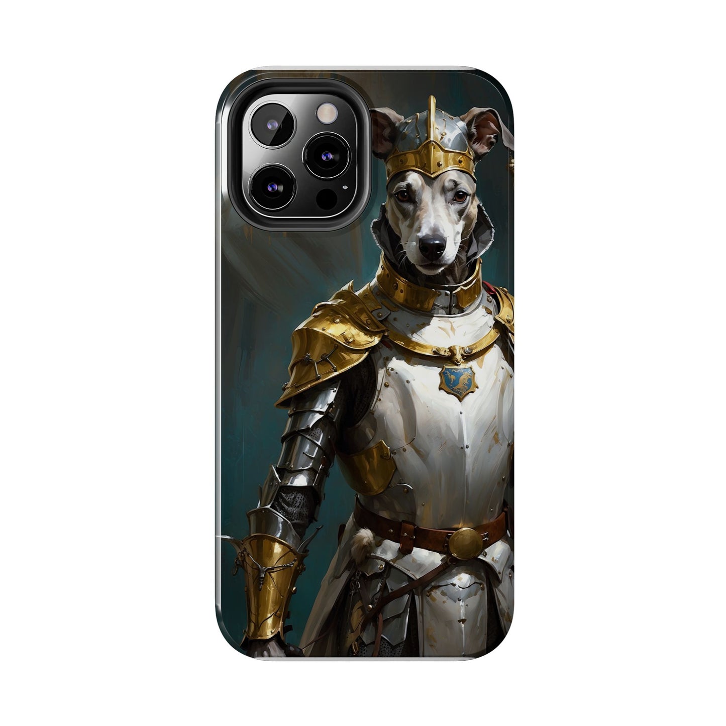 Tough Phone Cases Renaissance Knight: Gallant Greyhound in Armor