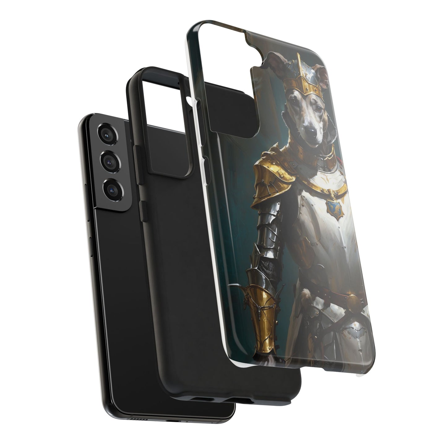 Tough Phone Cases Renaissance Knight: Gallant Greyhound in Armor