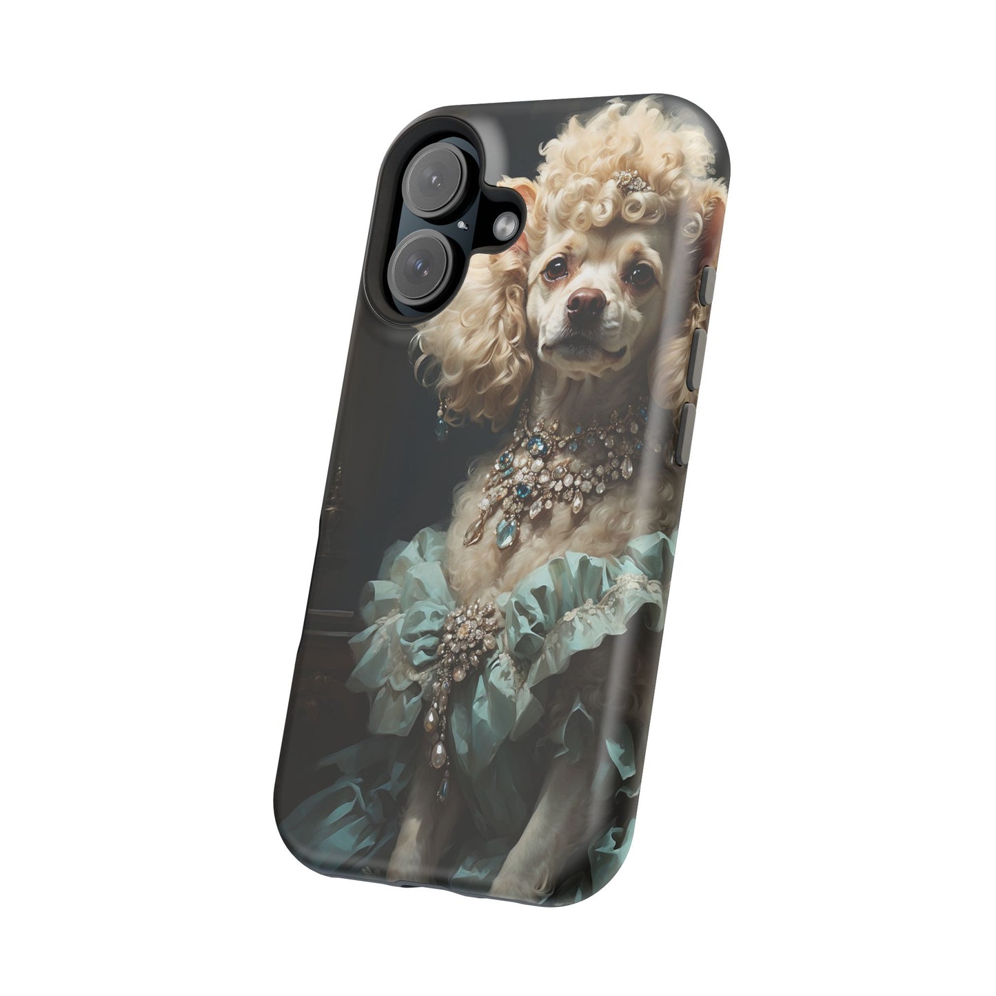 Magnetic Tough Cases Baroque Poodle: Elegance in Renaissance Style