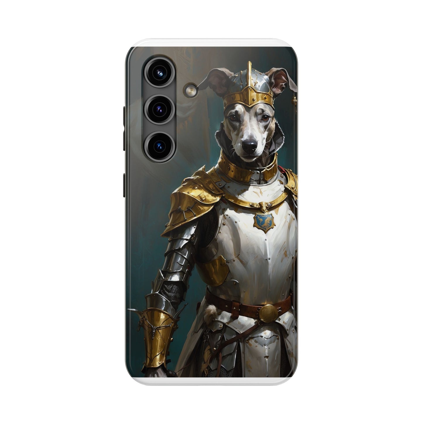 Tough Phone Cases Renaissance Knight: Gallant Greyhound in Armor