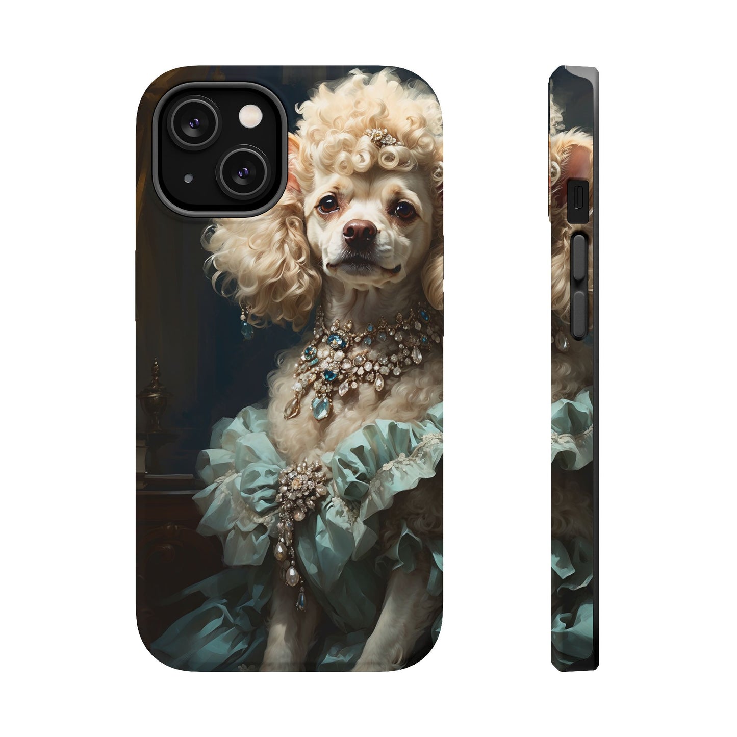 Magnetic Tough Cases Baroque Poodle: Elegance in Renaissance Style