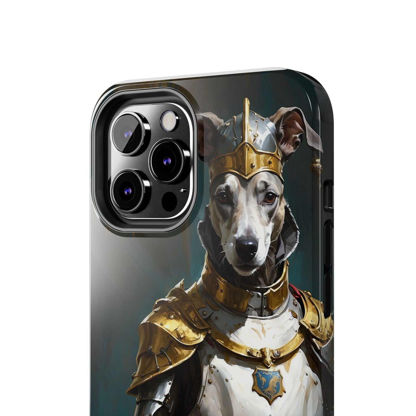 Tough Phone Cases Renaissance Knight: Gallant Greyhound in Armor