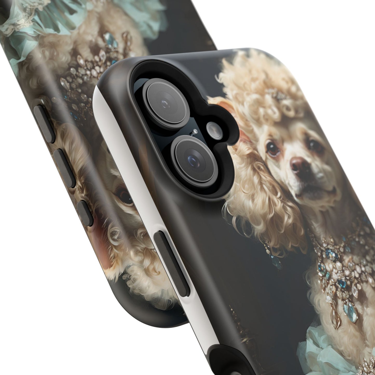 Magnetic Tough Cases Baroque Poodle: Elegance in Renaissance Style