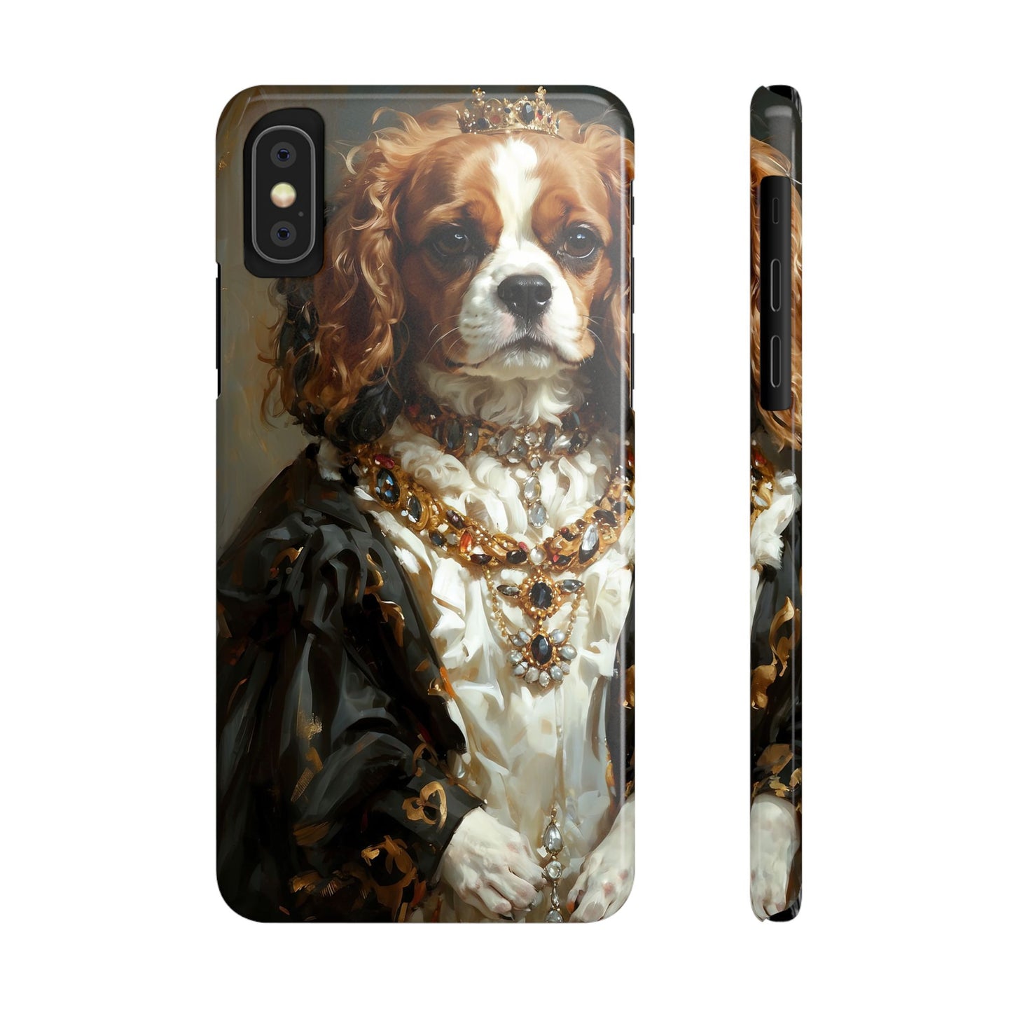 Slim Phone Cases Baroque Spaniel: A Renaissance Masterpiece