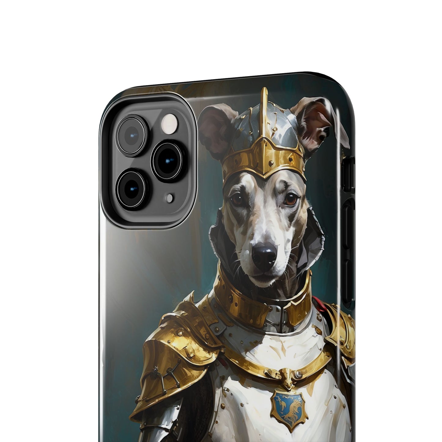 Tough Phone Cases Renaissance Knight: Gallant Greyhound in Armor