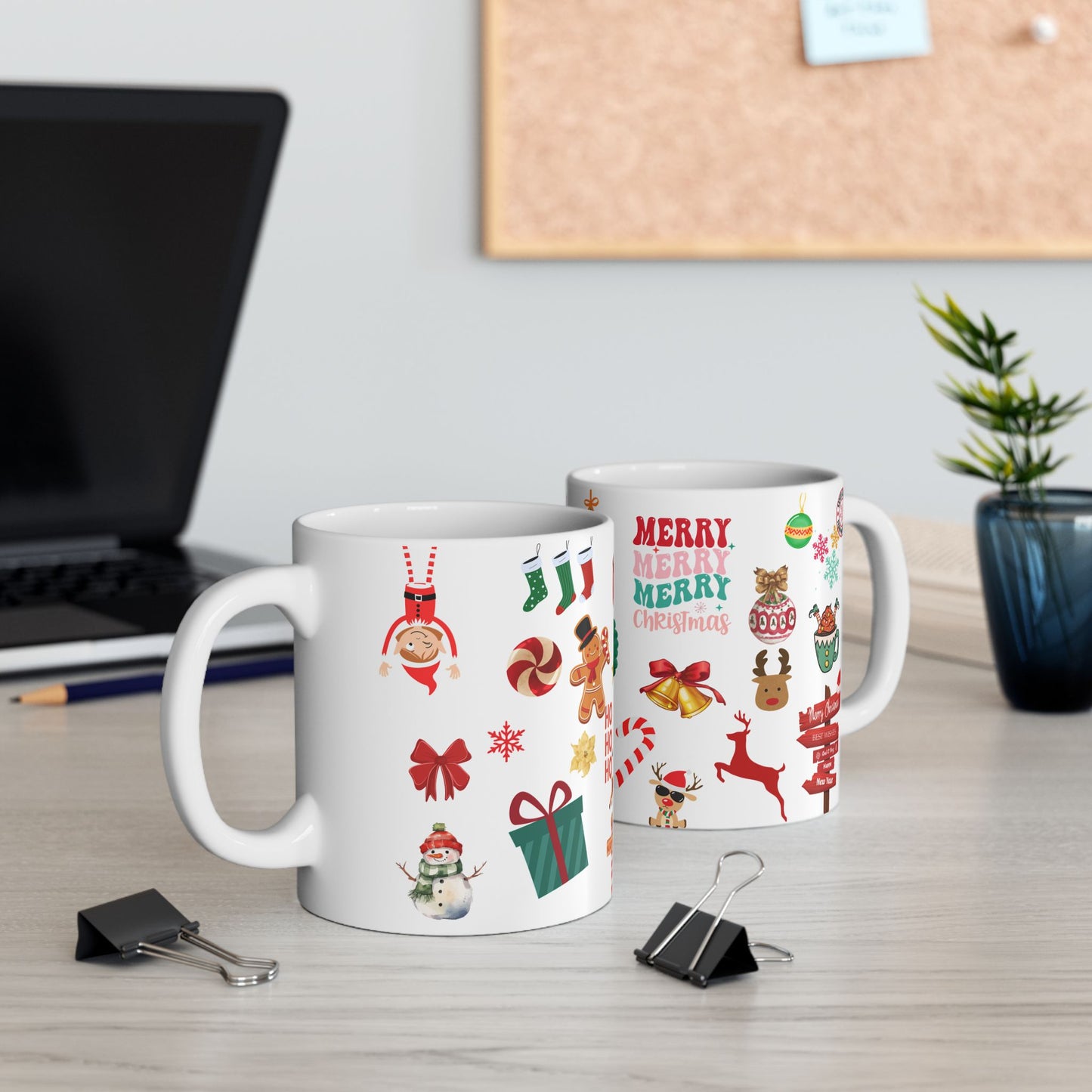 Christmas Mug with Festive Holiday Designs – Perfect for Coffee, Tea, and Hot Chocolate (11oz, 15oz)