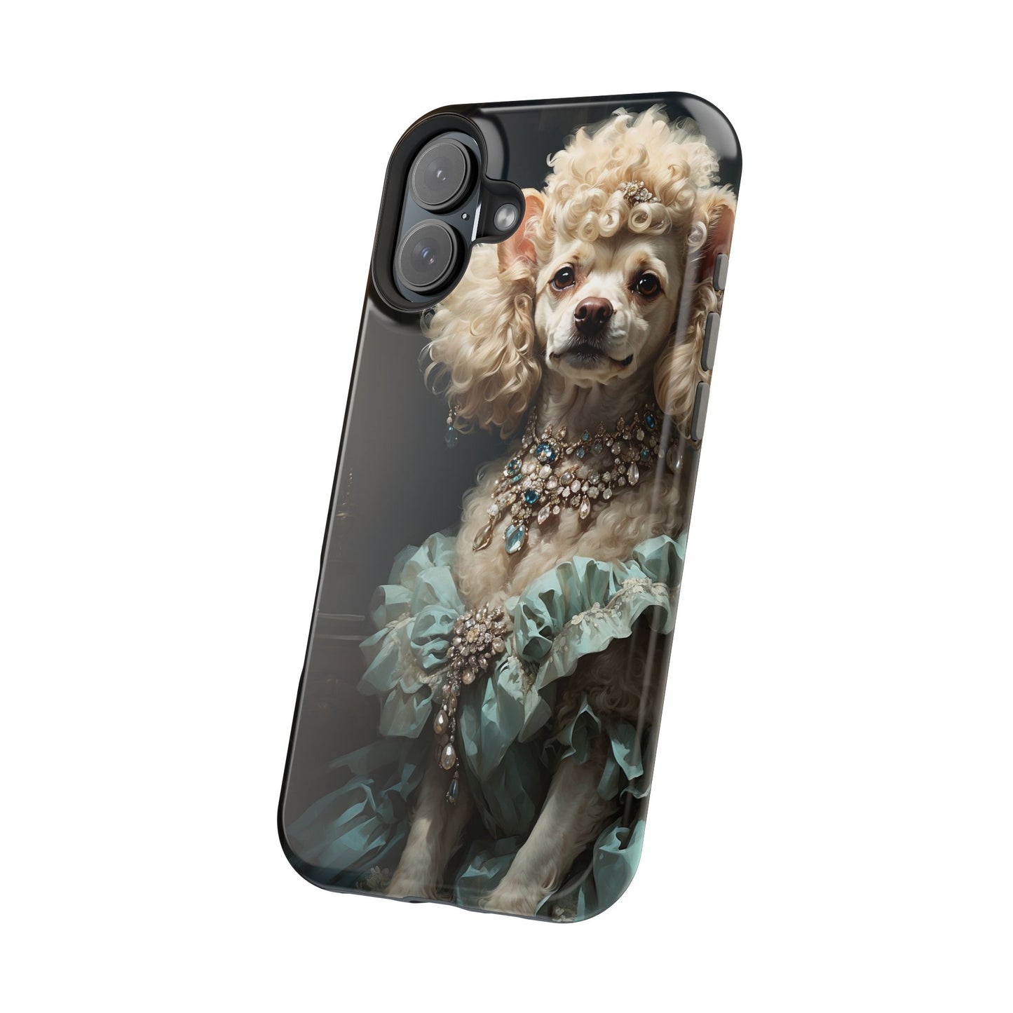 Magnetic Tough Cases Baroque Poodle: Elegance in Renaissance Style