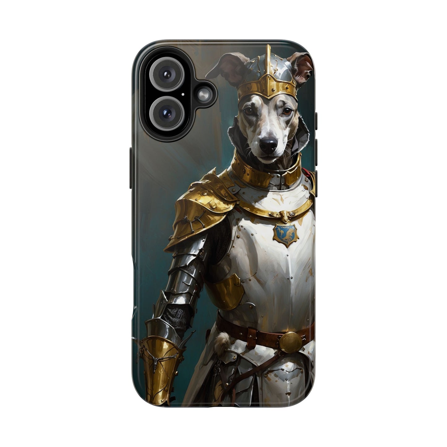 Tough Phone Cases Renaissance Knight: Gallant Greyhound in Armor