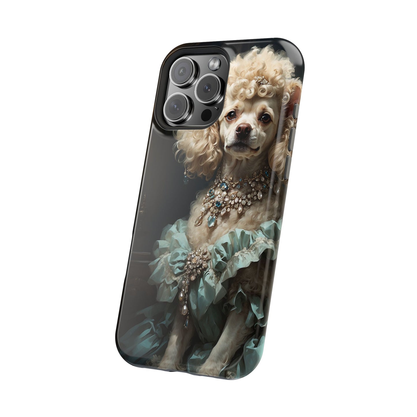 Magnetic Tough Cases Baroque Poodle: Elegance in Renaissance Style