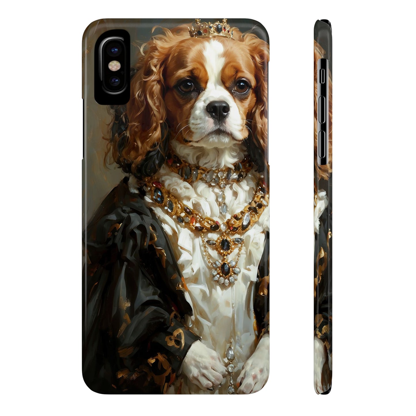 Slim Phone Cases Baroque Spaniel: A Renaissance Masterpiece