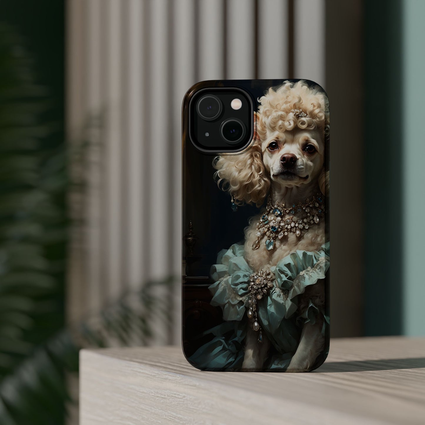 Magnetic Tough Cases Baroque Poodle: Elegance in Renaissance Style