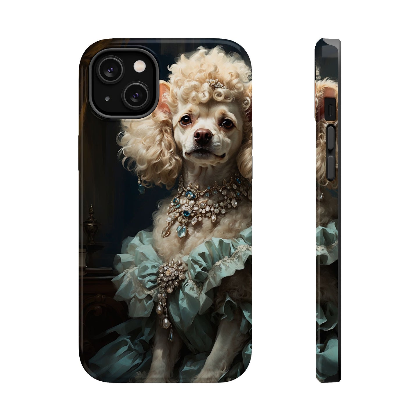 Magnetic Tough Cases Baroque Poodle: Elegance in Renaissance Style