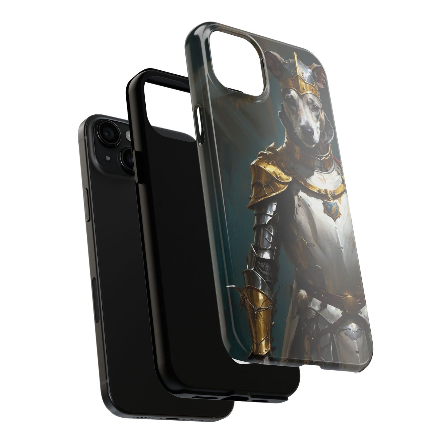 Tough Phone Cases Renaissance Knight: Gallant Greyhound in Armor