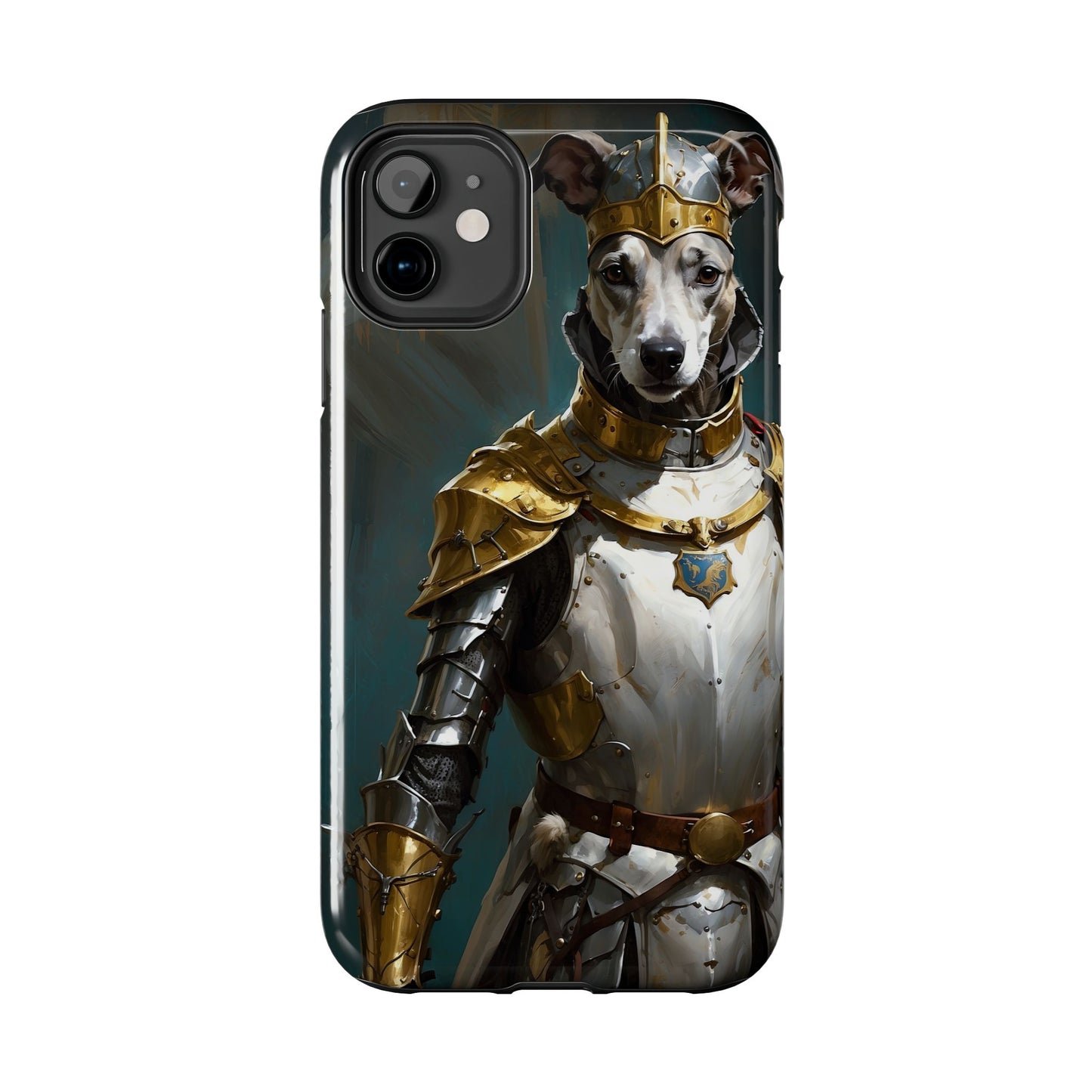 Tough Phone Cases Renaissance Knight: Gallant Greyhound in Armor