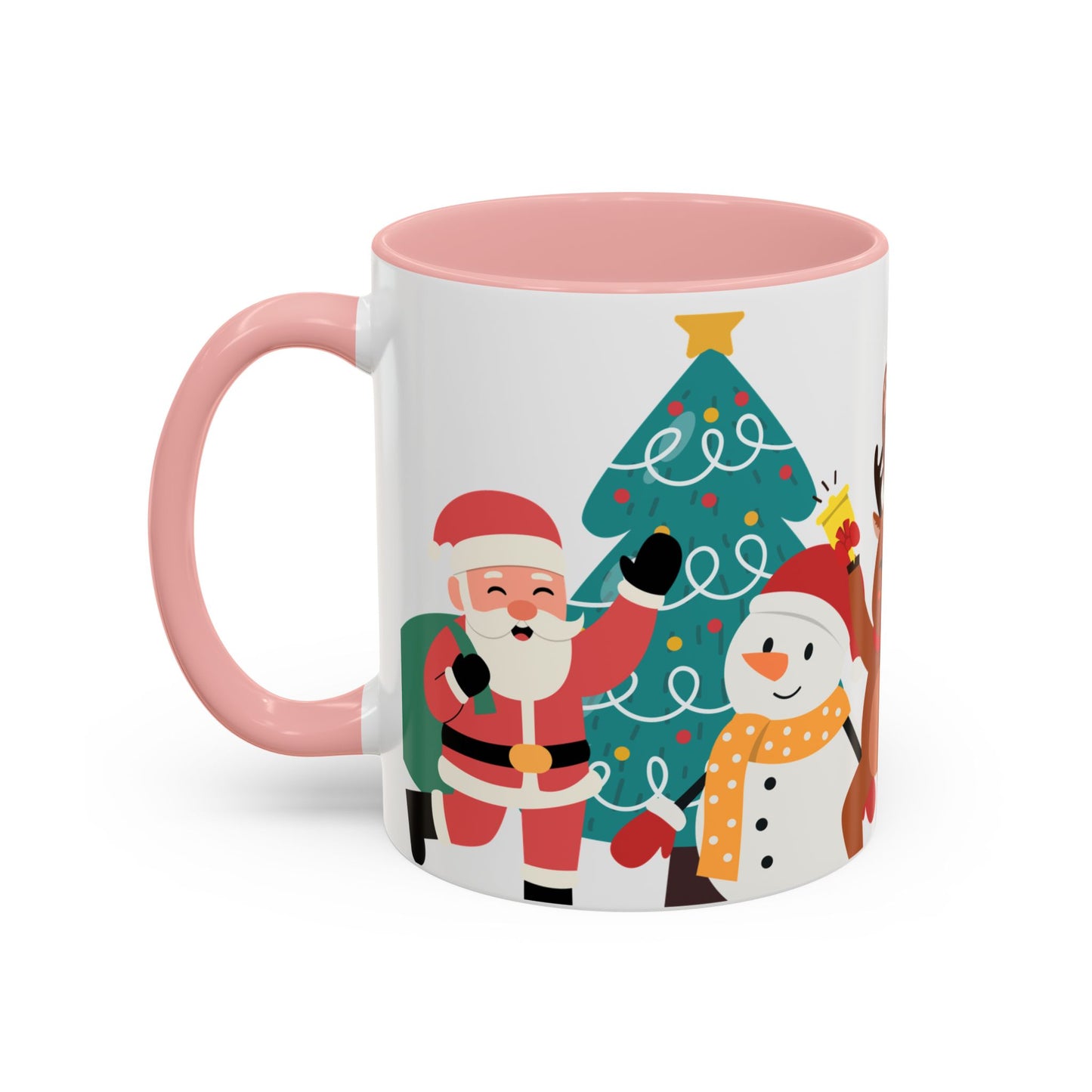 Festive Christmas Mug with Cute Holiday Characters – Perfect for Hot Beverages