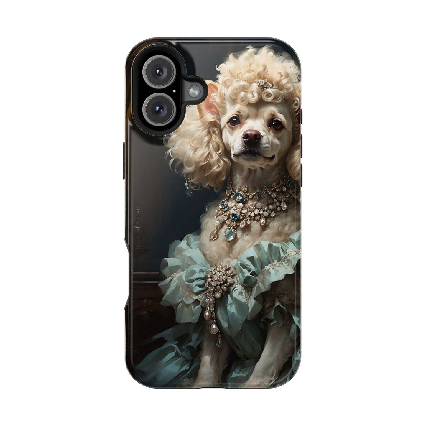 Magnetic Tough Cases Baroque Poodle: Elegance in Renaissance Style