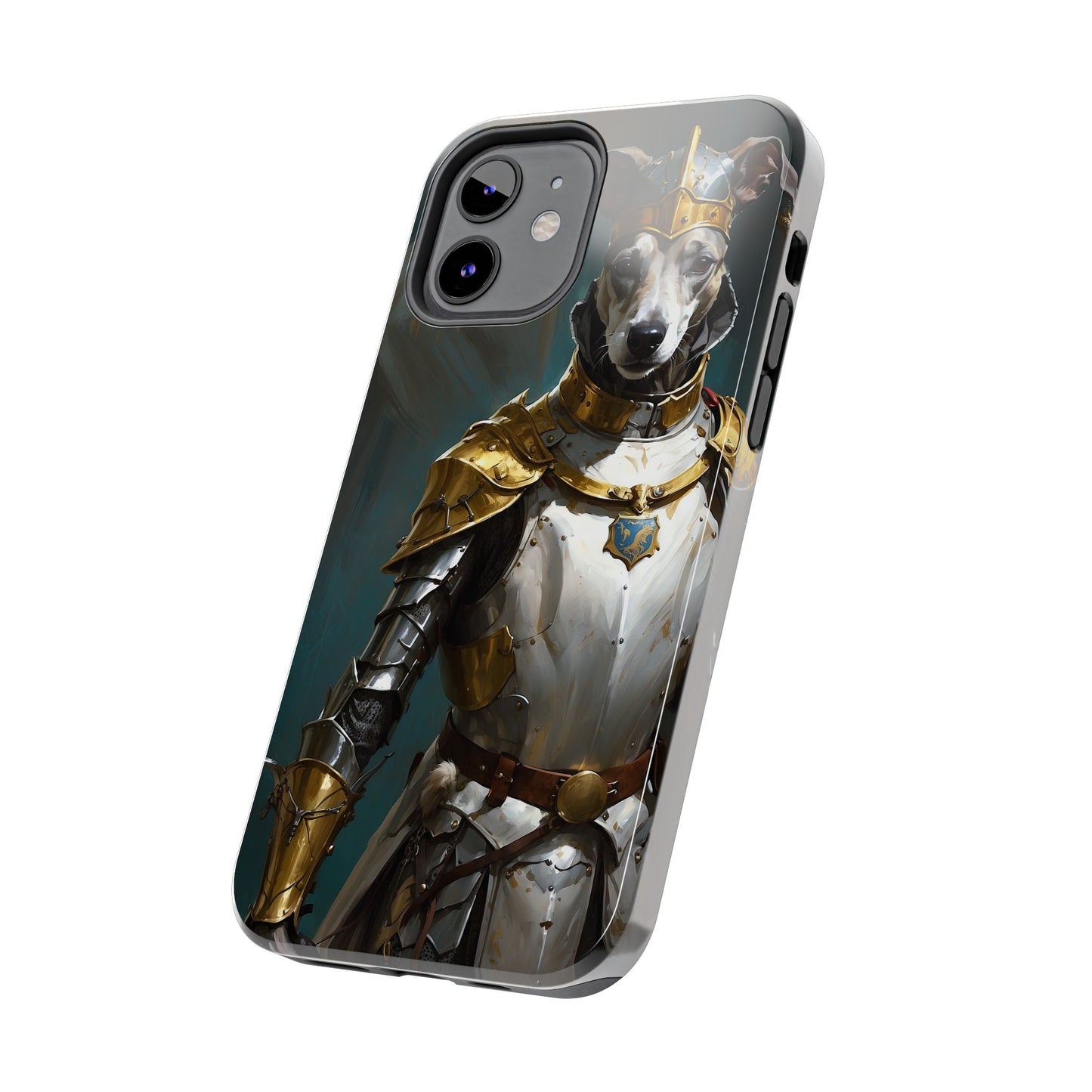 Tough Phone Cases Renaissance Knight: Gallant Greyhound in Armor