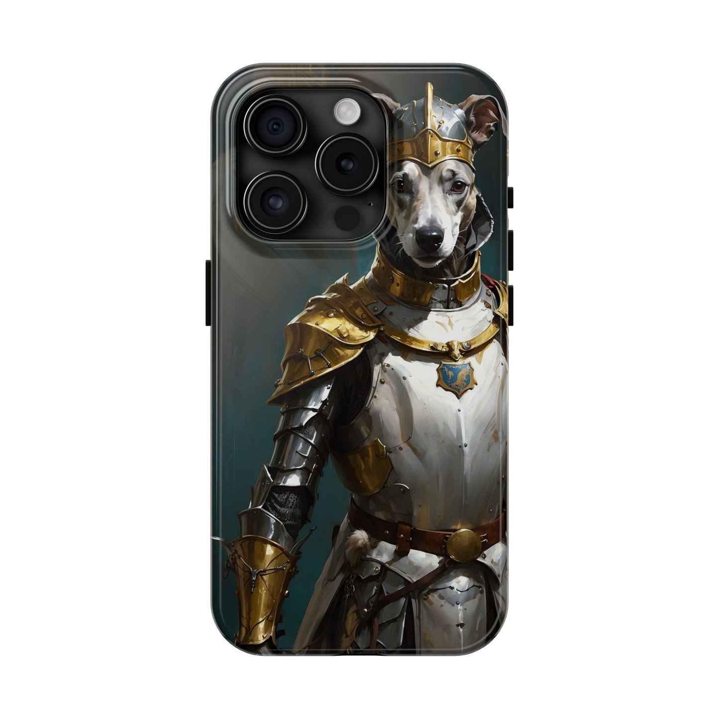 Tough Phone Cases Renaissance Knight: Gallant Greyhound in Armor