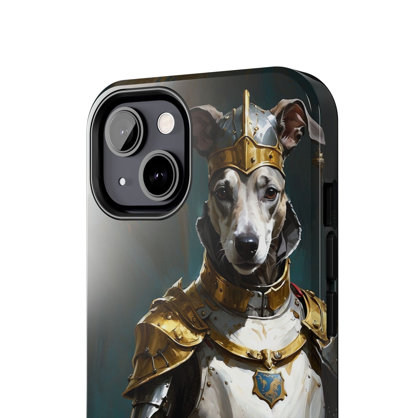 Tough Phone Cases Renaissance Knight: Gallant Greyhound in Armor