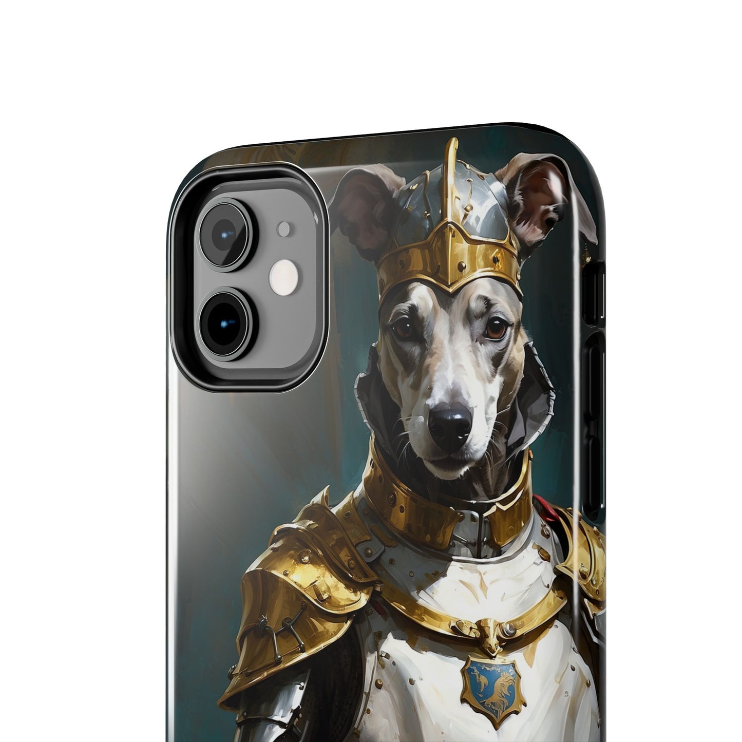 Tough Phone Cases Renaissance Knight: Gallant Greyhound in Armor