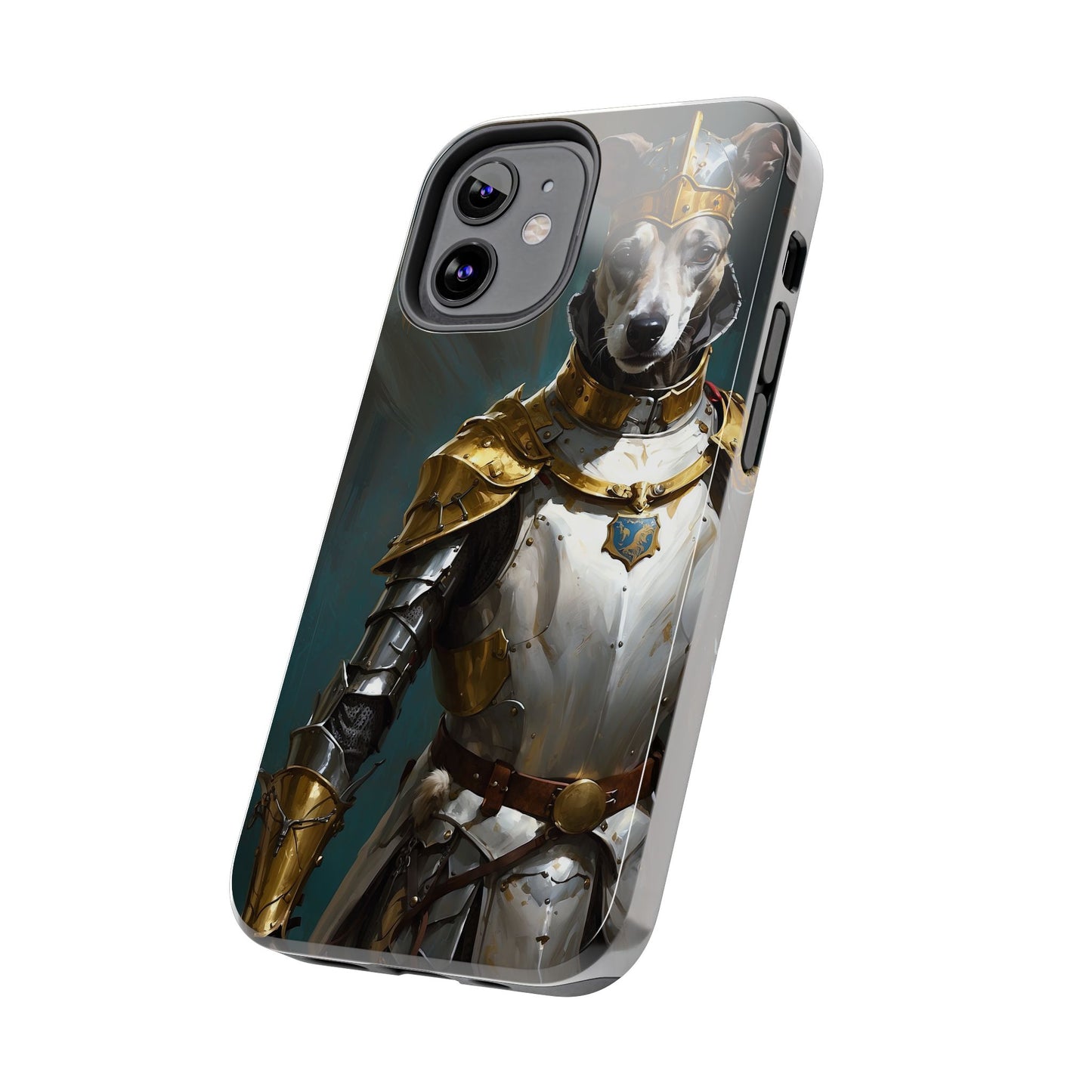 Tough Phone Cases Renaissance Knight: Gallant Greyhound in Armor