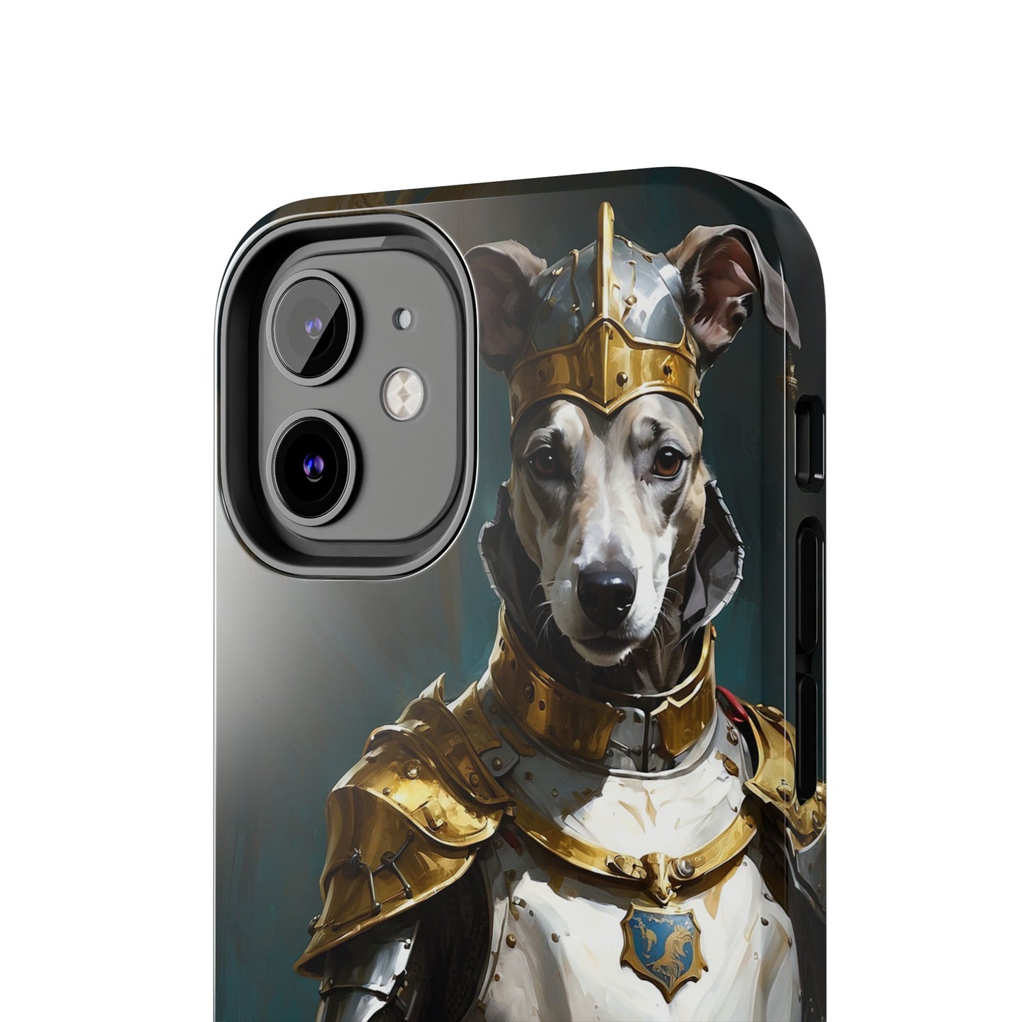 Tough Phone Cases Renaissance Knight: Gallant Greyhound in Armor