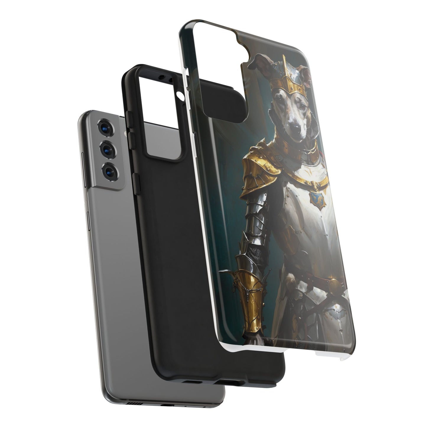 Tough Phone Cases Renaissance Knight: Gallant Greyhound in Armor