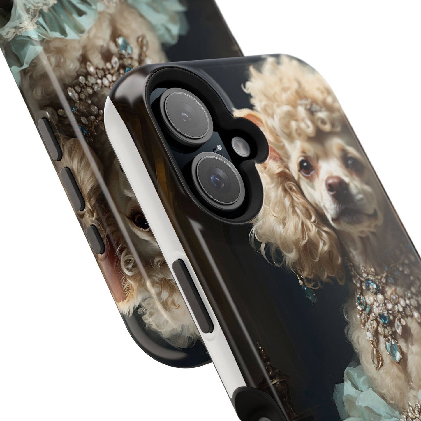 Magnetic Tough Cases Baroque Poodle: Elegance in Renaissance Style