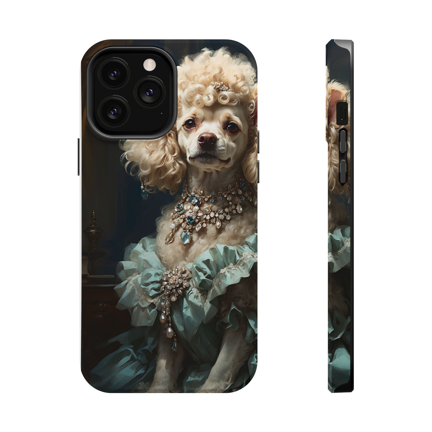 Magnetic Tough Cases Baroque Poodle: Elegance in Renaissance Style