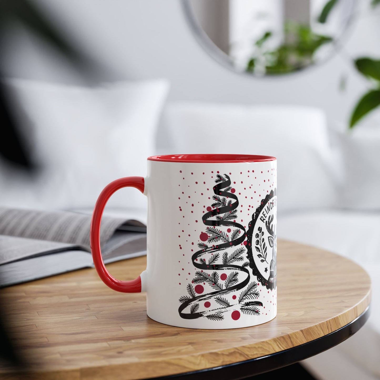 Funny Christmas Mug with Holiday Quotes – Naughty List Humor