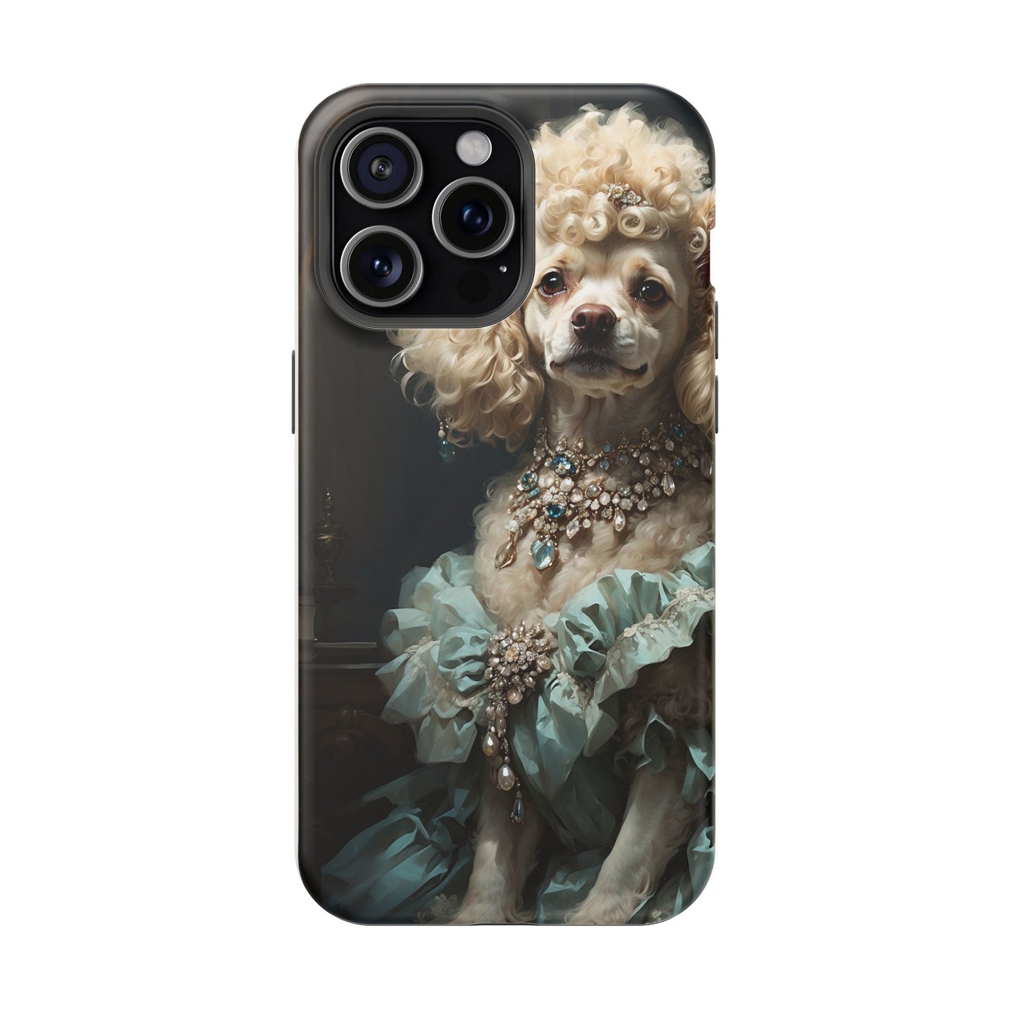 Magnetic Tough Cases Baroque Poodle: Elegance in Renaissance Style