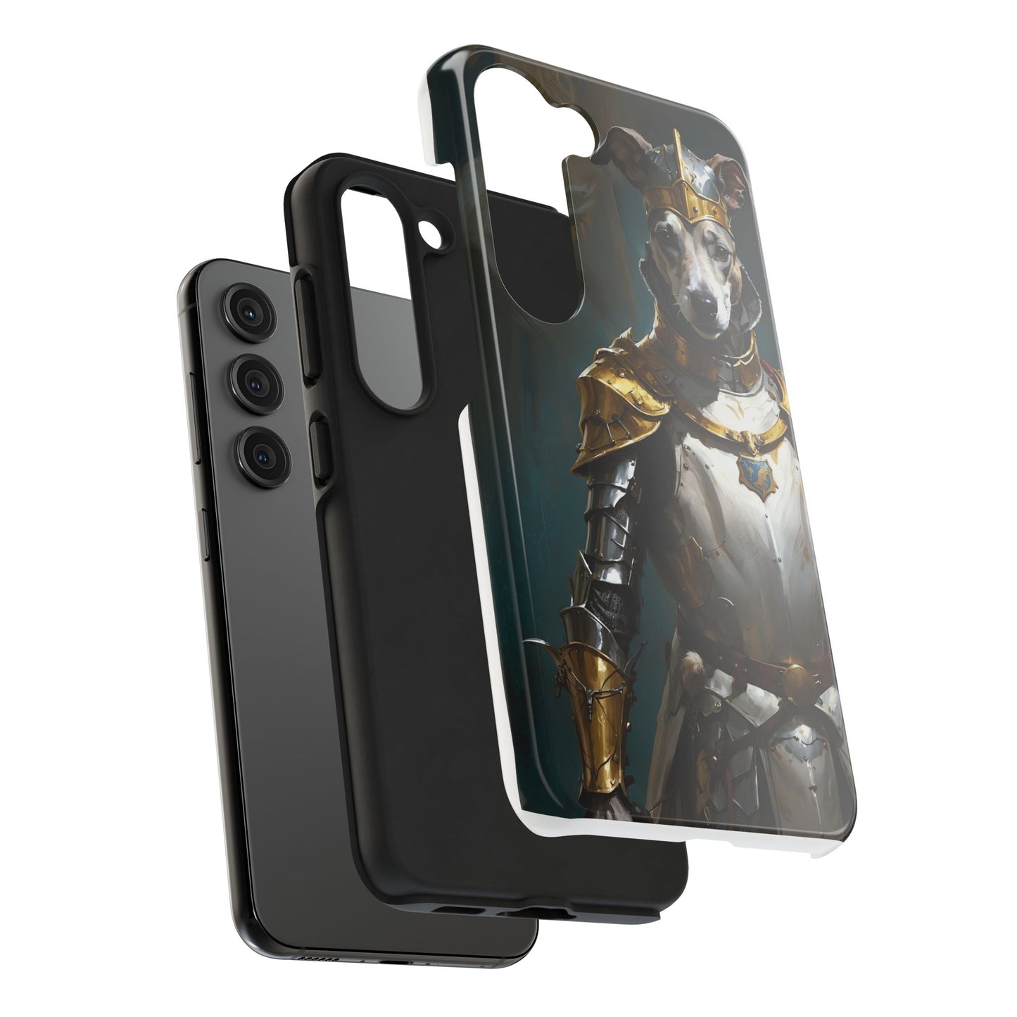 Tough Phone Cases Renaissance Knight: Gallant Greyhound in Armor