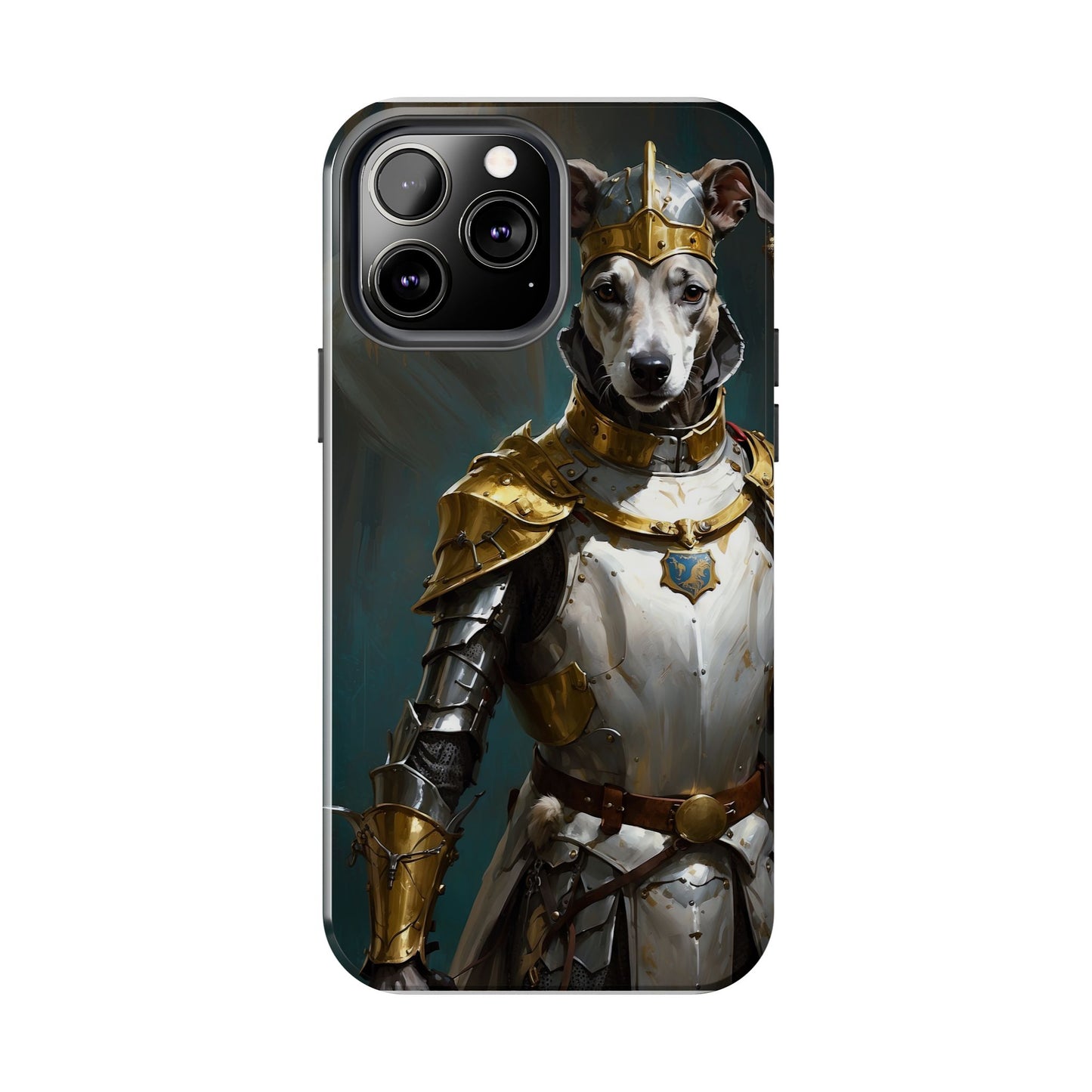 Tough Phone Cases Renaissance Knight: Gallant Greyhound in Armor