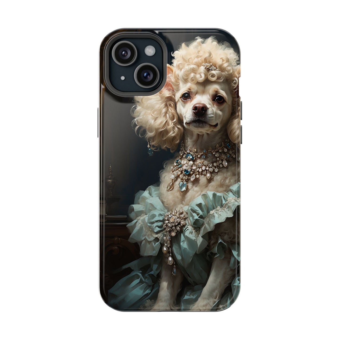 Magnetic Tough Cases Baroque Poodle: Elegance in Renaissance Style