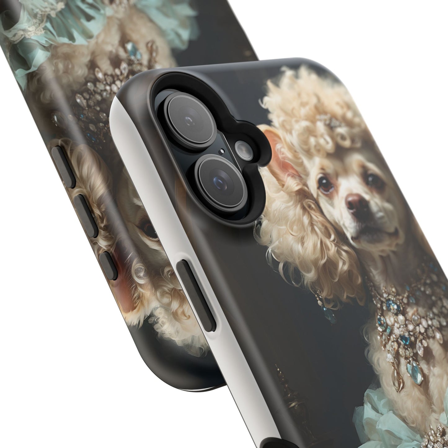 Magnetic Tough Cases Baroque Poodle: Elegance in Renaissance Style