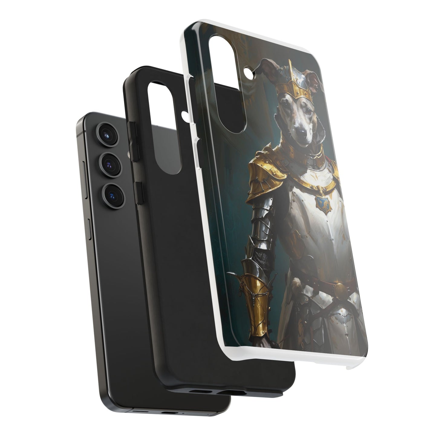 Tough Phone Cases Renaissance Knight: Gallant Greyhound in Armor