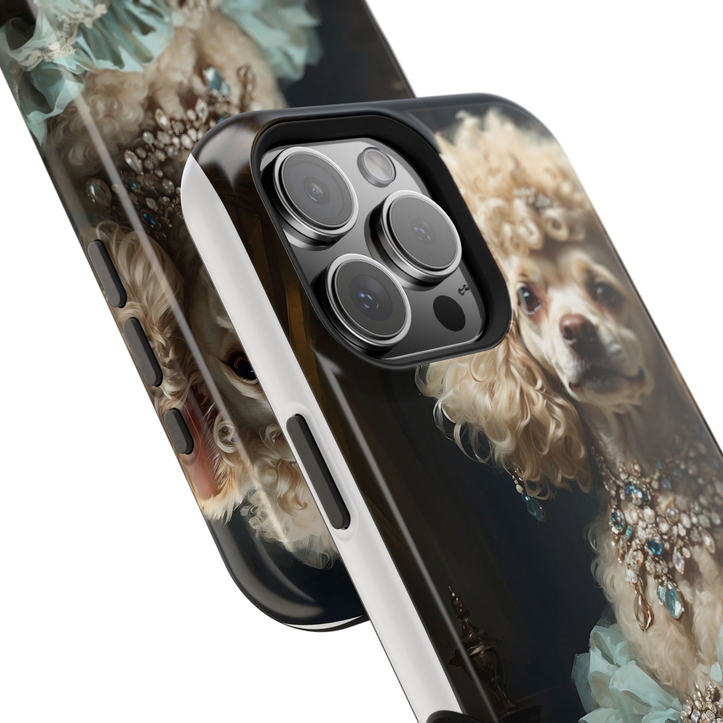 Magnetic Tough Cases Baroque Poodle: Elegance in Renaissance Style