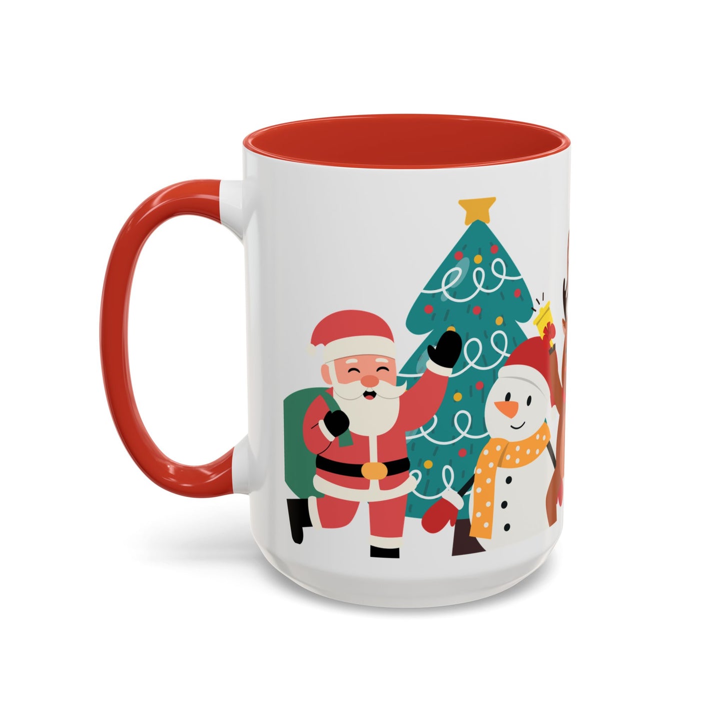 Festive Christmas Mug with Cute Holiday Characters – Perfect for Hot Beverages