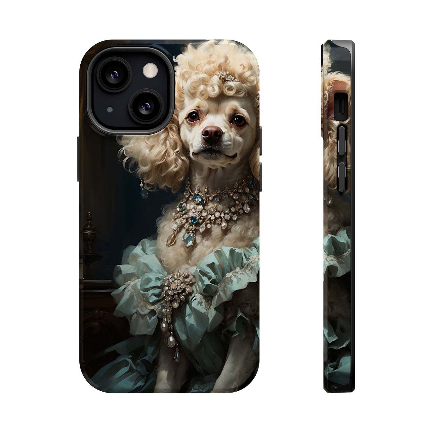 Magnetic Tough Cases Baroque Poodle: Elegance in Renaissance Style