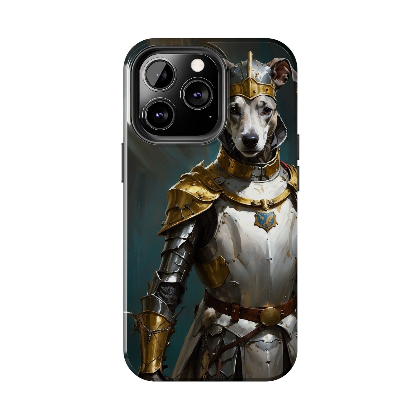 Tough Phone Cases Renaissance Knight: Gallant Greyhound in Armor