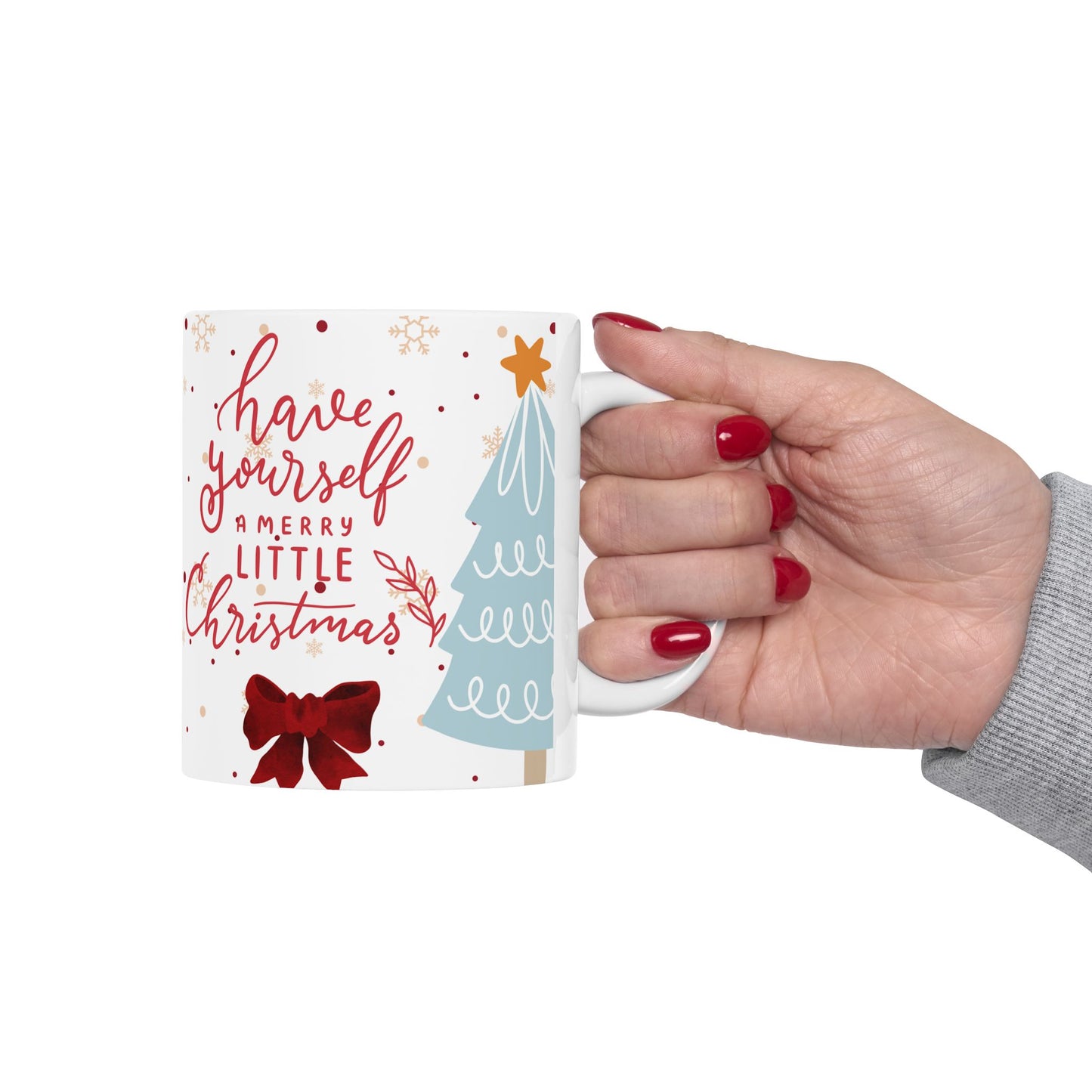 Christmas Sloth Mug with Festive Design – Cozy and Adorable Holiday Gift