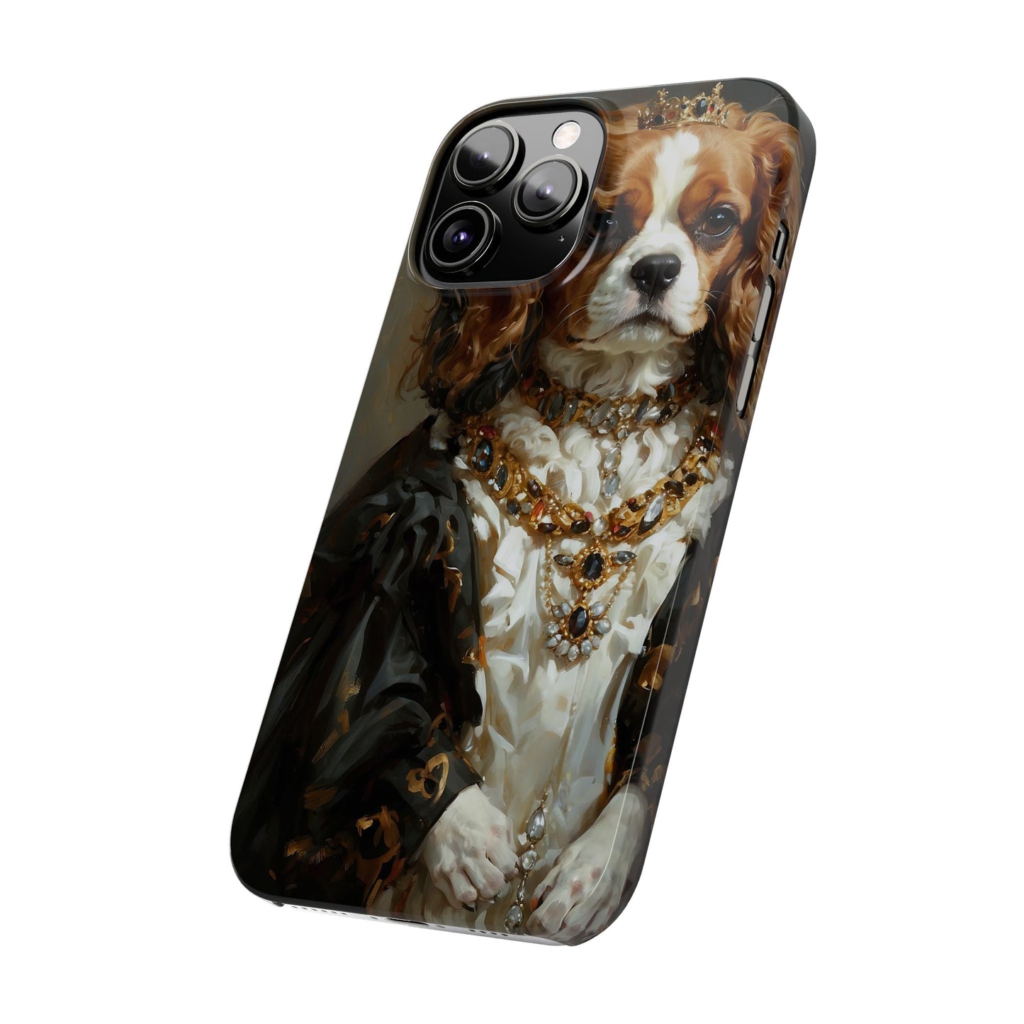 Slim Phone Cases Baroque Spaniel: A Renaissance Masterpiece