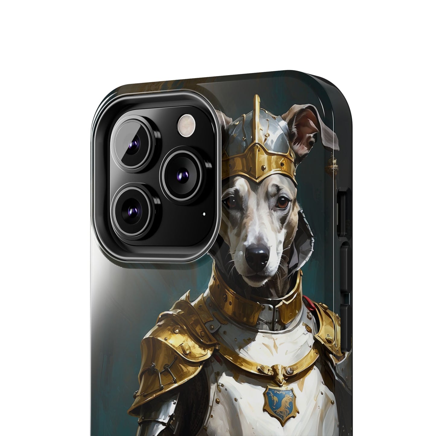 Tough Phone Cases Renaissance Knight: Gallant Greyhound in Armor