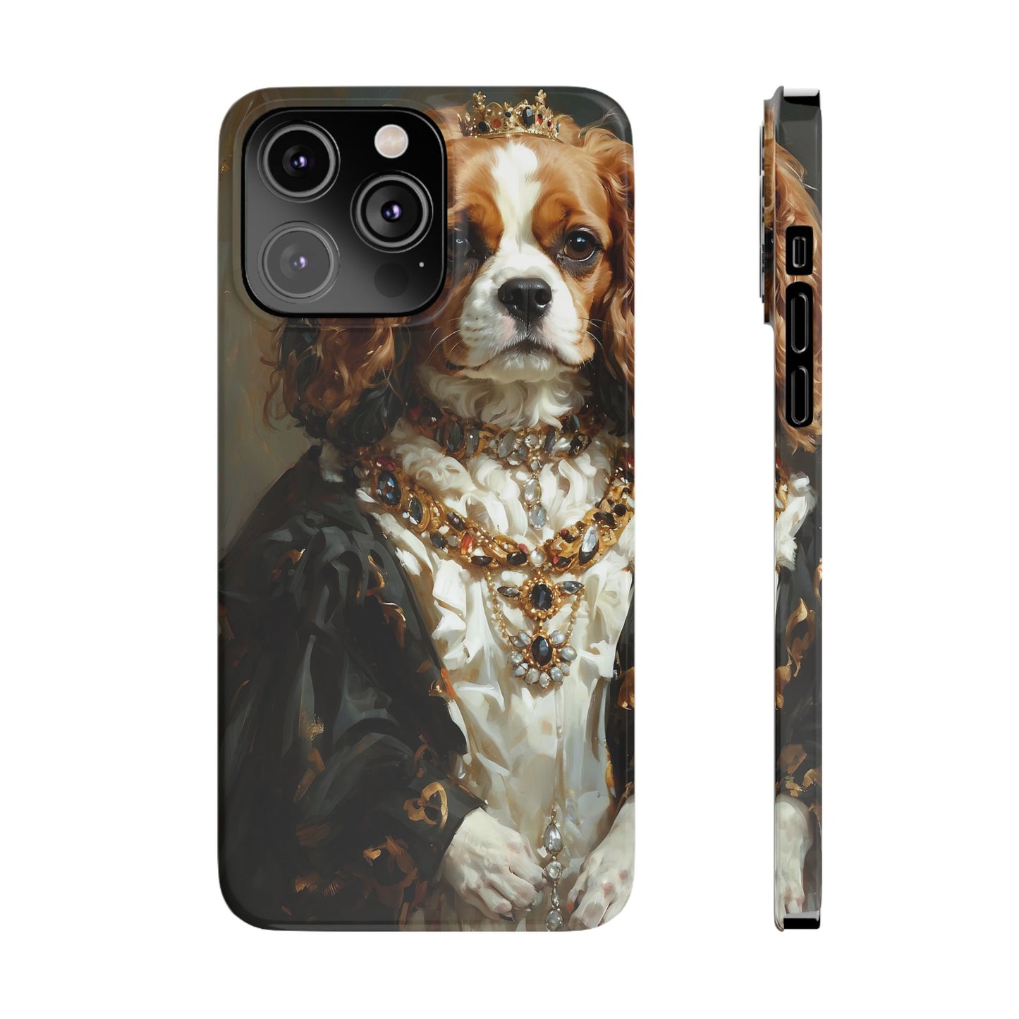 Slim Phone Cases Baroque Spaniel: A Renaissance Masterpiece