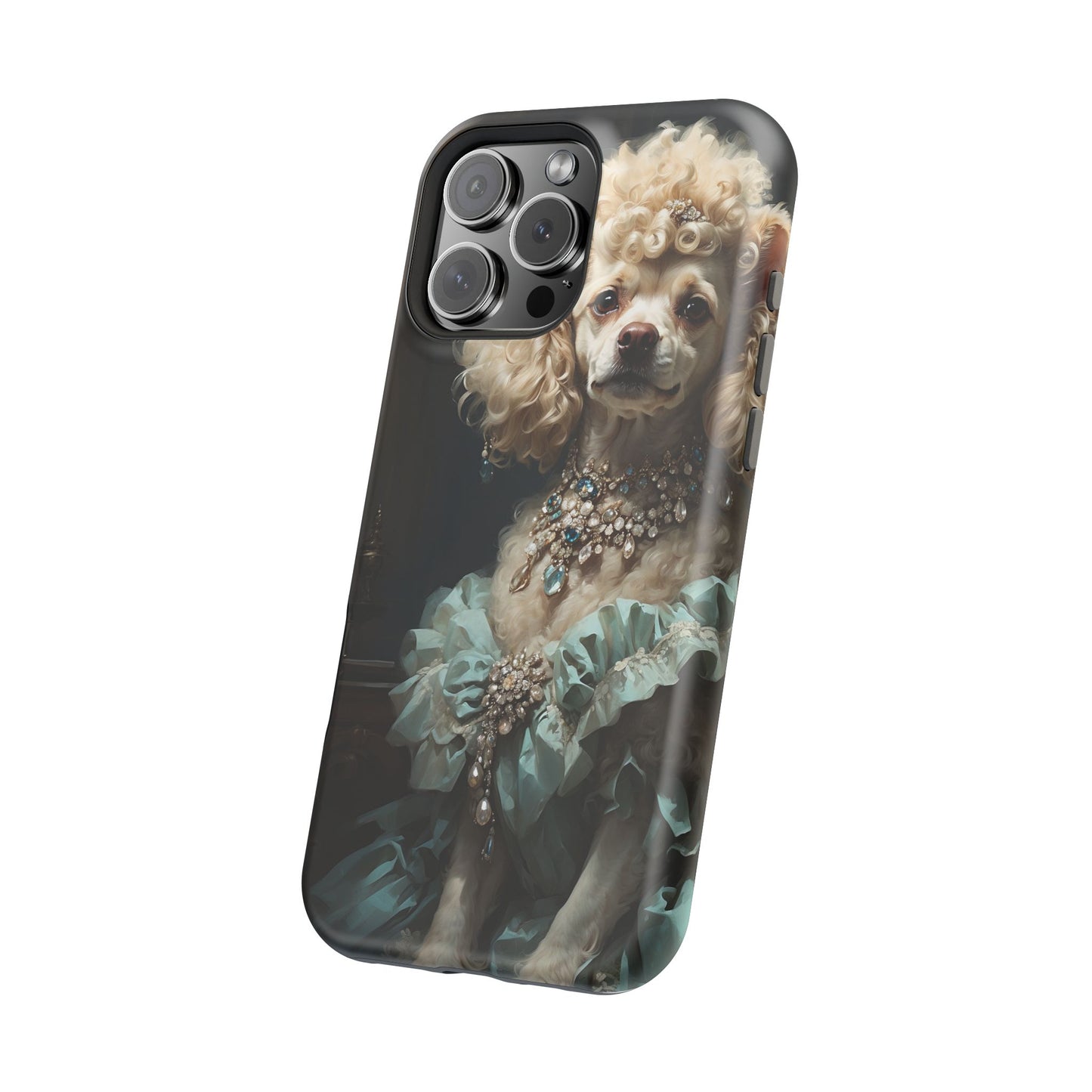 Magnetic Tough Cases Baroque Poodle: Elegance in Renaissance Style